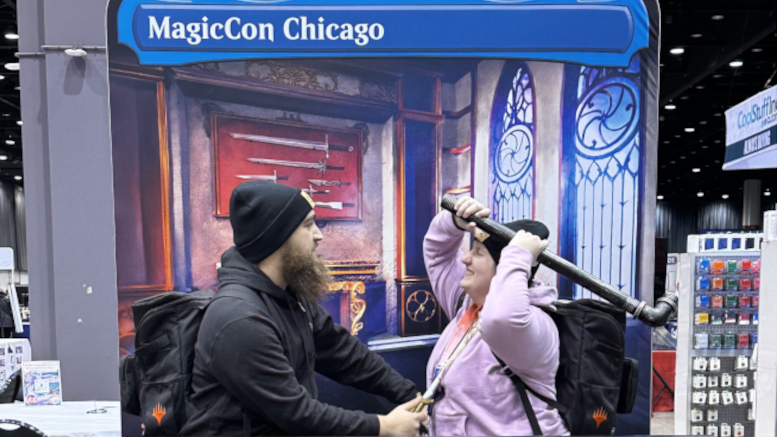 Jacob Banghart enjoying a magic convention